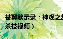 苍翼默示录：神观之梦（全剧情流程全人物必杀技视频）