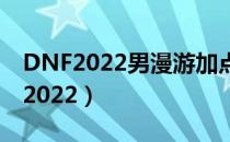 DNF2022男漫游加点（男漫游刷图加点最新2022）