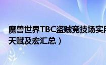 魔兽世界TBC盗贼竞技场实用天赋有哪些（盗贼竞技场实用天赋及宏汇总）