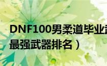 DNF100男柔道毕业武器怎么选（宗师100级最强武器排名）