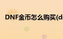 DNF金币怎么购买(dnf金币怎么购买点券)