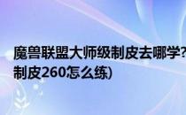 魔兽联盟大师级制皮去哪学?[制皮200][制皮225](魔兽世界制皮260怎么练)