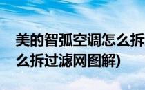 美的智弧空调怎么拆过滤网(美的智弧空调怎么拆过滤网图解)