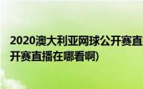 2020澳大利亚网球公开赛直播在哪看(2020澳大利亚网球公开赛直播在哪看啊)