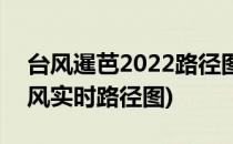 台风暹芭2022路径图如何查询(2021最新台风实时路径图)