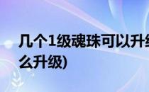 几个1级魂珠可以升级成2级魂珠?(真魂珠怎么升级)