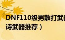 DNF110级男散打武器怎么选（男散打110史诗武器推荐）