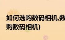 如何选购数码相机,数码相机选购技巧(怎样选购数码相机)