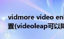 vidmore video enhancer视频降噪如何设置(videoleap可以降噪吗)