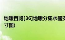 地暖百问[36]地暖分集水器安装步骤及图片(地暖分集水器尺寸图)