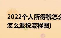 2022个人所得税怎么退税(2022个人所得税怎么退税流程图)