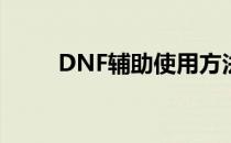 DNF辅助使用方法(DNF辅助教程)