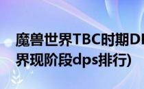 魔兽世界TBC时期DPS排名是怎样的(魔兽世界现阶段dps排行)