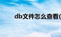 db文件怎么查看(db文件如何查看)