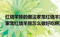 红烧羊排的做法家常红烧羊排怎么做好吃(红烧羊排的做法,家常红烧羊排怎么做好吃啊)