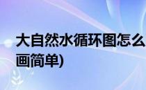 大自然水循环图怎么画(大自然水循环图怎么画简单)