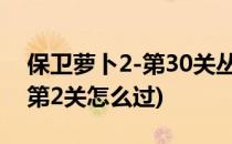 保卫萝卜2-第30关丛林攻略(保卫萝卜1丛林第2关怎么过)