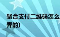 聚合支付二维码怎么弄(聚合支付二维码怎么弄的)