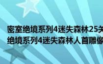 密室绝境系列4迷失森林25关怎么找到雕像手中物(密室逃脱绝境系列4迷失森林人首雕像)