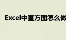 Excel中直方图怎么做(excel如何做直方图)