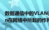 数据通信中的VLAN是什么VLAN的作用(vlan在网络中所起的作用)