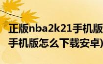 正版nba2k21手机版怎么下载(正版nba2k21手机版怎么下载安卓)