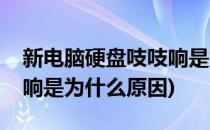 新电脑硬盘吱吱响是为什么(新电脑硬盘吱吱响是为什么原因)