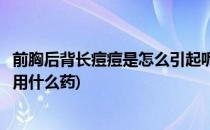 前胸后背长痘痘是怎么引起呢(前胸后背长痘痘是怎么引起呢用什么药)