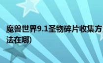 魔兽世界9.1圣物碎片收集方法(魔兽世界9.1圣物碎片收集方法在哪)