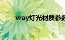 vray灯光材质参数(VRay灯光材质)