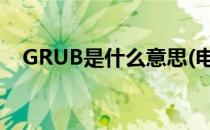 GRUB是什么意思(电脑grub是什么意思)