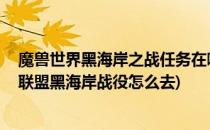 魔兽世界黑海岸之战任务在哪里接 战役副本在哪(魔兽世界联盟黑海岸战役怎么去)