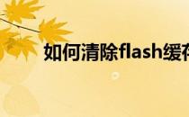 如何清除flash缓存(清除flash缓存)