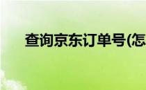 查询京东订单号(怎样查询京东订单号)