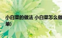 小白菜的做法 小白菜怎么做好吃(小白菜菜怎么做好吃又简单)