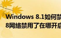 Windows 8.1如何禁用SkyDrive(windows8网络禁用了在哪开启)