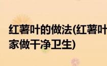 红薯叶的做法(红薯叶的做法,比饭店还好吃,在家做干净卫生)