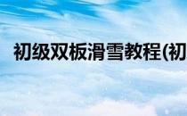 初级双板滑雪教程(初级双板滑雪教程图解)