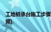 工地桩承台施工步骤(工地桩承台施工步骤视频)