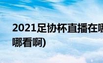 2021足协杯直播在哪看(2021足协杯直播在哪看啊)