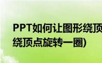 PPT如何让图形绕顶点旋转(ppt如何让图形绕顶点旋转一圈)