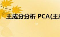 主成分分析 PCA(主成分分析图怎么解读)