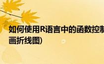 如何使用R语言中的函数控制折线图折线点形状(R语言如何画折线图)