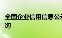 全国企业信用信息公示系统在哪里查询如何查询