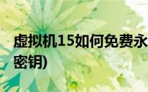 虚拟机15如何免费永久激活密钥(虚拟机15的密钥)