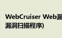 WebCruiser Web漏洞扫描器使用方法(web漏洞扫描程序)