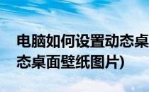 电脑如何设置动态桌面壁纸(电脑如何设置动态桌面壁纸图片)