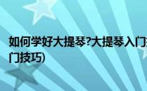 如何学好大提琴?大提琴入门技巧(如何学好大提琴?大提琴入门技巧)