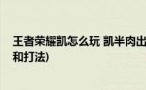 王者荣耀凯怎么玩 凯半肉出装怎么搭配铭文(凯的半肉出装和打法)