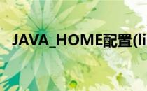 JAVA_HOME配置(linux javahome配置)